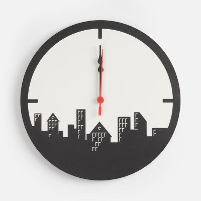 Часы «Города», черные-0
