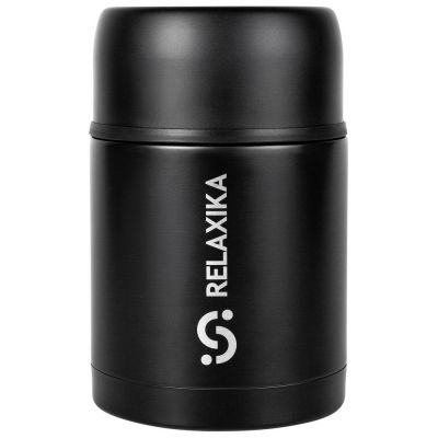 Термос для еды Relaxika 700, черный-0