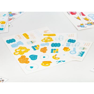 Наклейки бумажные Sticker Pack на заказ, L-3