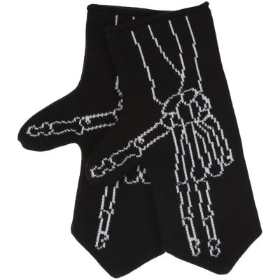 Варежки Sacred Bones, черные-1