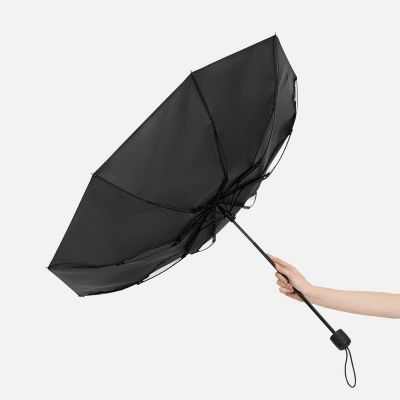 Зонт складной Basic, ver.2, черный-7