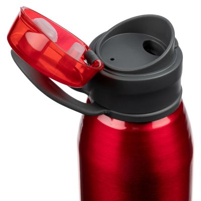 Спортивная бутылка для воды Korver, красная, уценка-2