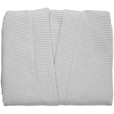 Халат вафельный Kimono, светло-серый-3