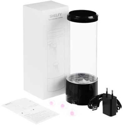 Настольная лампа Shelfy, черная-5