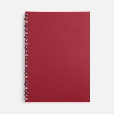 Блокнот Salvador в клетку, красный ver.2-1