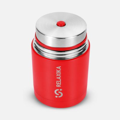 Термос для еды Relaxika 700, красный-3
