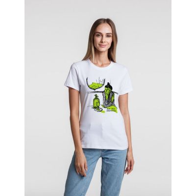 Футболка женская «Любительница», белая-0