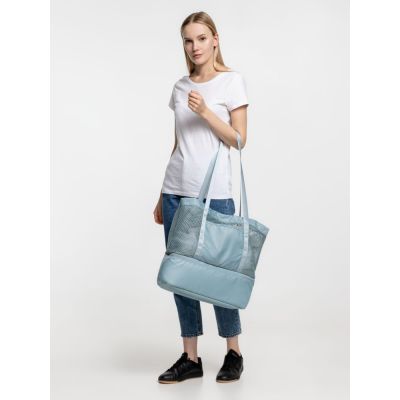 Шопер с термоотделением Verkko, серо-голубой-6