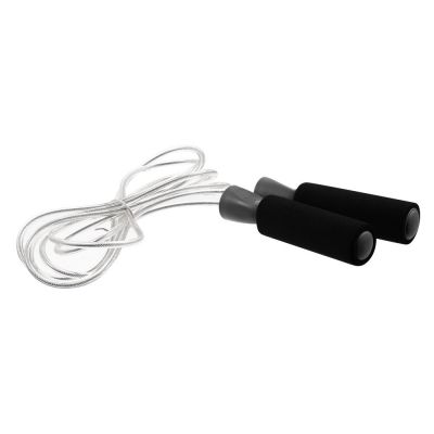 Скакалка скоростная Arriba, черная с серым-0