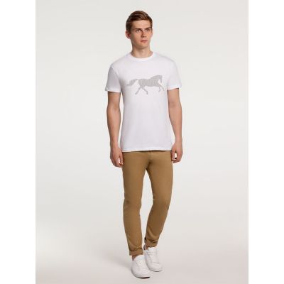 Футболка «Коньтекст», белая-1