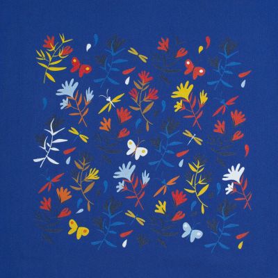 Холщовая сумка Indian Summer, ярко-синяя-3