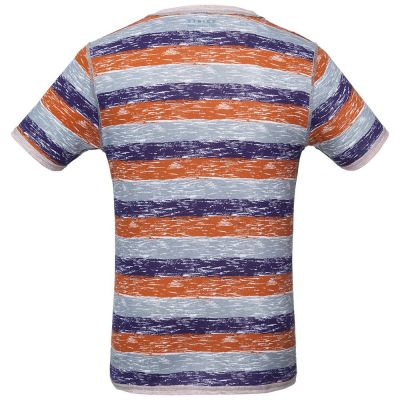 Футболка мужская Rayet двусторонняя, оранжевая с фиолетовым-3