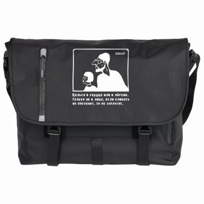 Сумка для ноутбука «Леон», черная-1