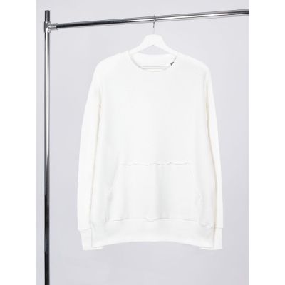 Свитшот оверсайз унисекс Vozduh, молочно-белый-0