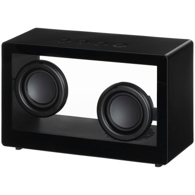 Bluetooth-колонка со светомузыкой Sensofonic, черная-4