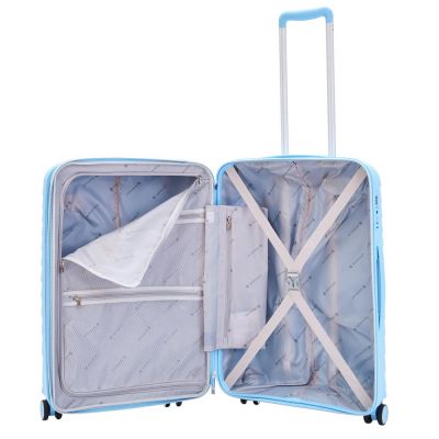 Чемодан Victoria M, голубой-6