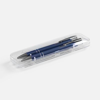 Набор из 2 ручек Keskus Soft Touch, синий-2