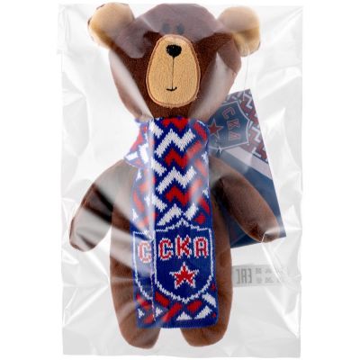 Игрушка сувенирная «Мишка-болельщик СКА»-7