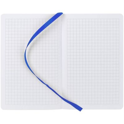 Блокнот Cluster Mini в клетку, темно-синий-3