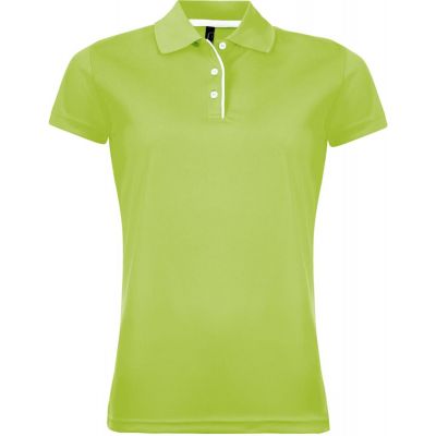 Рубашка поло женская Performer Women 180 зеленое яблоко-0