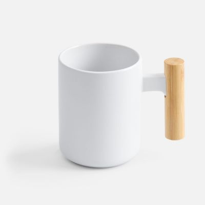 Кружка с ложкой Eco Fusion, белая-3