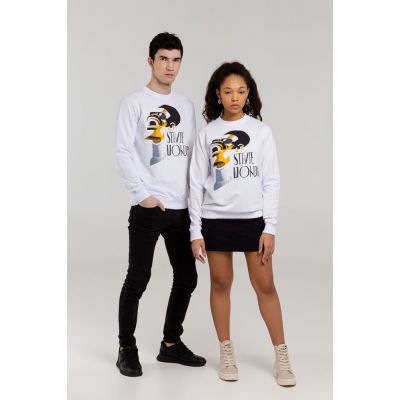 Толстовка «Меламед. Stevie Wonder», белая-8