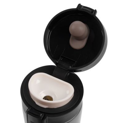 Термостакан с ситечком No Leak Infuser, серый-2