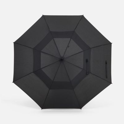 Зонт-трость Dome Double, черный-1