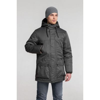 Парка мужская Elvegust, серая-8