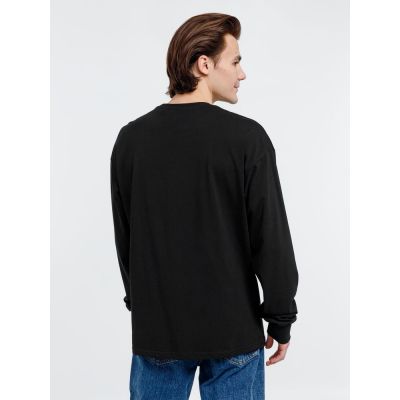 Футболка оверсайз унисекс City Sapiens, черная-4