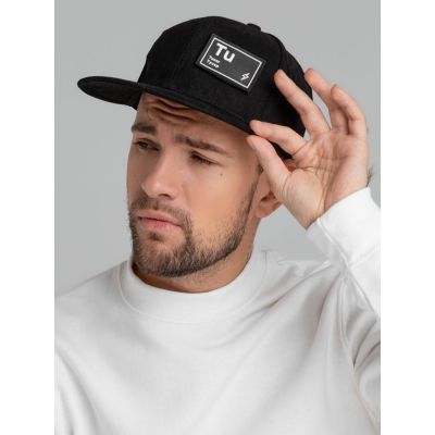 Бейсболка с патчами «Химия состояний», черная-6