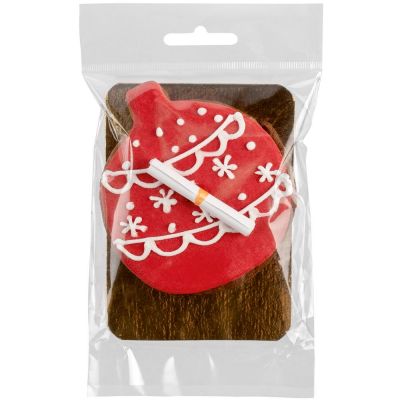 Печенье с предсказанием «Елочный шар», красное-2