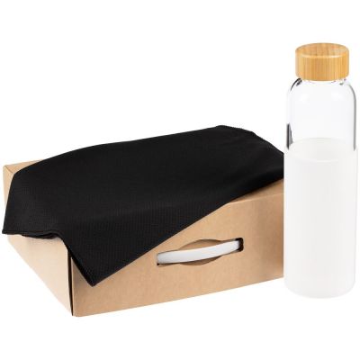 Коробка Matter Light, крафт с белой ручкой-2