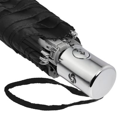 Зонт складной Karissa Slim, автомат, черный-5