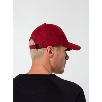 Бейсболка Hillside, бордовая-6
