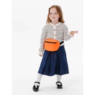 Детская поясная сумка Sonrisa, оранжевая-3