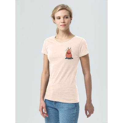 Футболка женская «Любоф-моркоф II», розовая-2