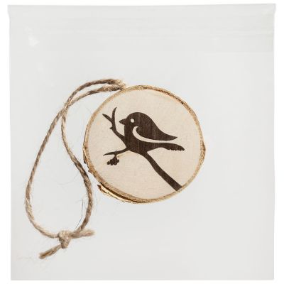 Подвеска Logger, малая, со снегирем-6