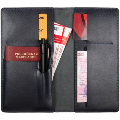 Дорожный органайзер Remini, темно-синий-4