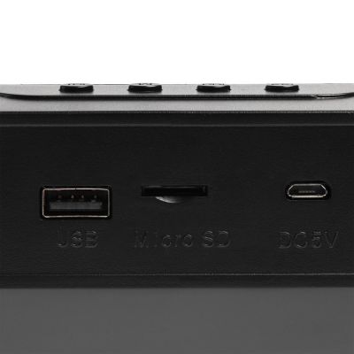 Беспроводная стереоколонка Uniscend Audeamus, черная-4