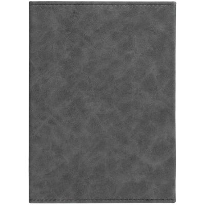 Ежедневник Flap на заказ, недатированный, серый-3