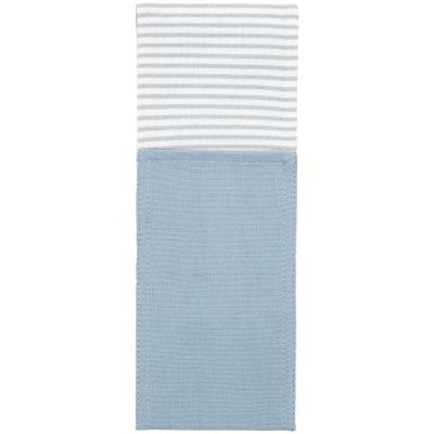 Набор Feast Mist: сервировочная салфетка и куверт, серо-голубой-1