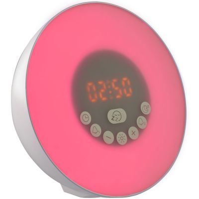 Лампа-колонка dreamTime для пробуждения светом и музыкой, белая-6