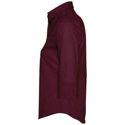 Рубашка женская с рукавом 3/4 Effect 140, бордовая-2