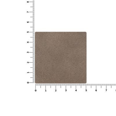 Лейбл кожаный Pasek, L, серый-2