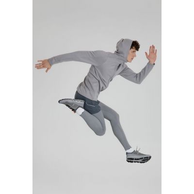 Куртка с капюшоном унисекс Begi, серая-12