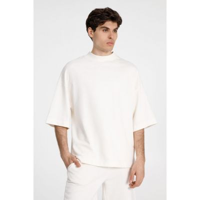 Футболка оверсайз унисекс T9, молочно-белая-1