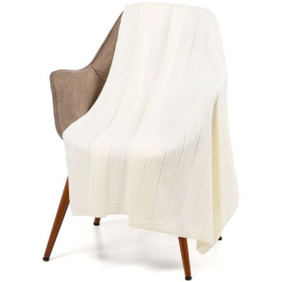 Плед Bambolay, молочно-белый-0