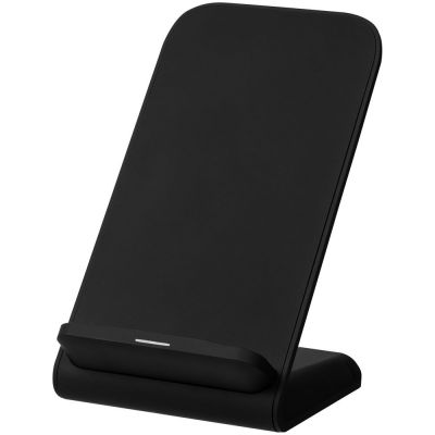 Беспроводное зарядное устройство с быстрой зарядкой Overtop, черное-2