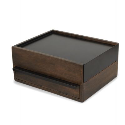 Шкатулка для украшений Stowit, большая, черная-0